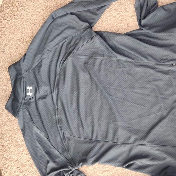 Gray Under Armour Quarter Zip - Picture 5 of 7